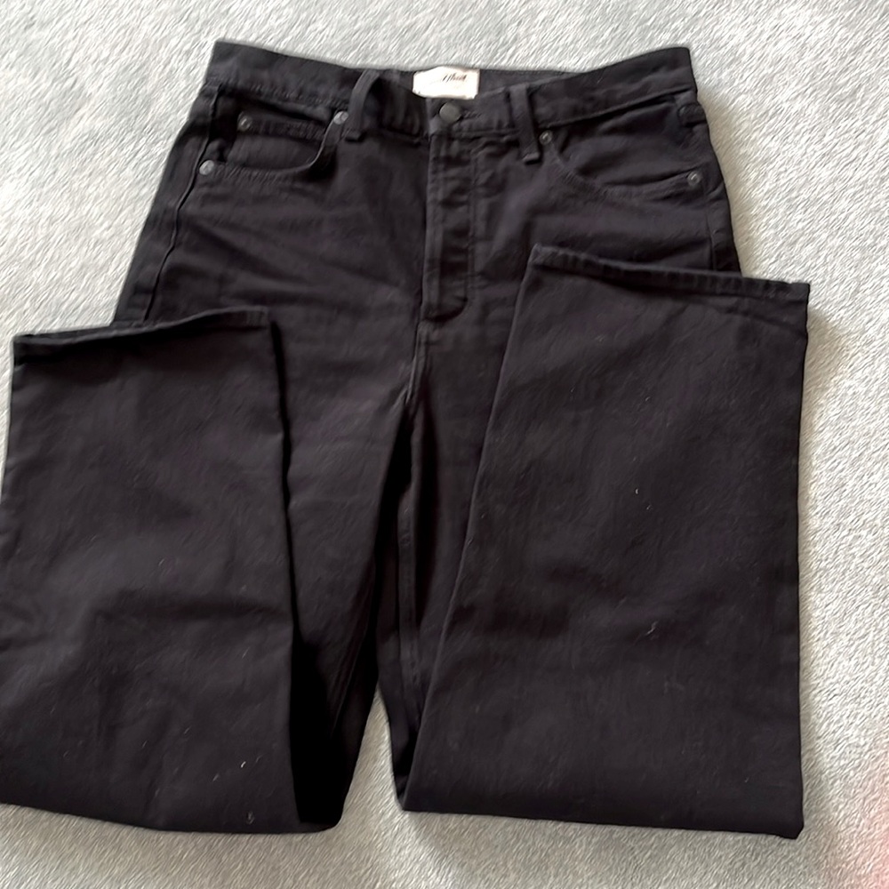 Women’s High-Rise Straight Jeans, Universal Thread, Black Size 10